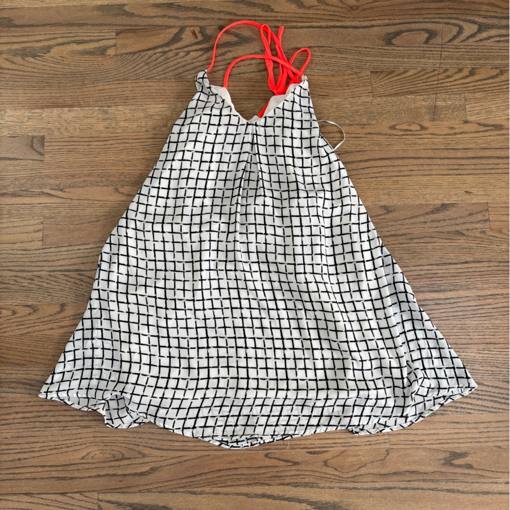 Double Zero Black and White Checkered Mini Dress